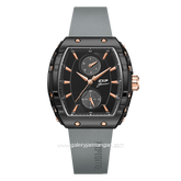 EXPEDITION E 6782 BF Grey Black List Rosegold Rubber Strap